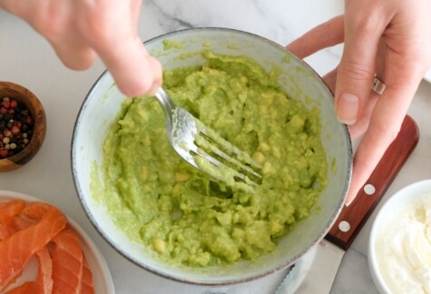 Mashed avocado