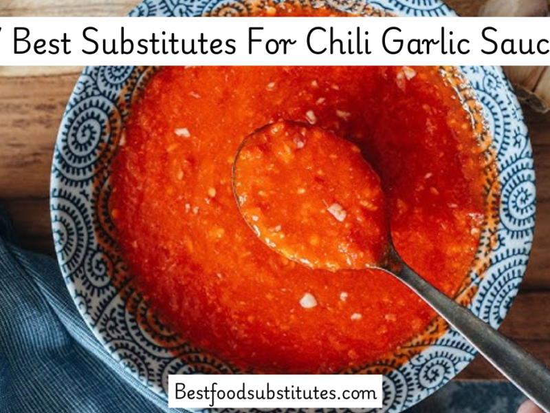 Substitute For Chili Garlic Sauce